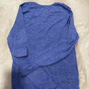 lululemon athletica Blue Long Sleeve Top